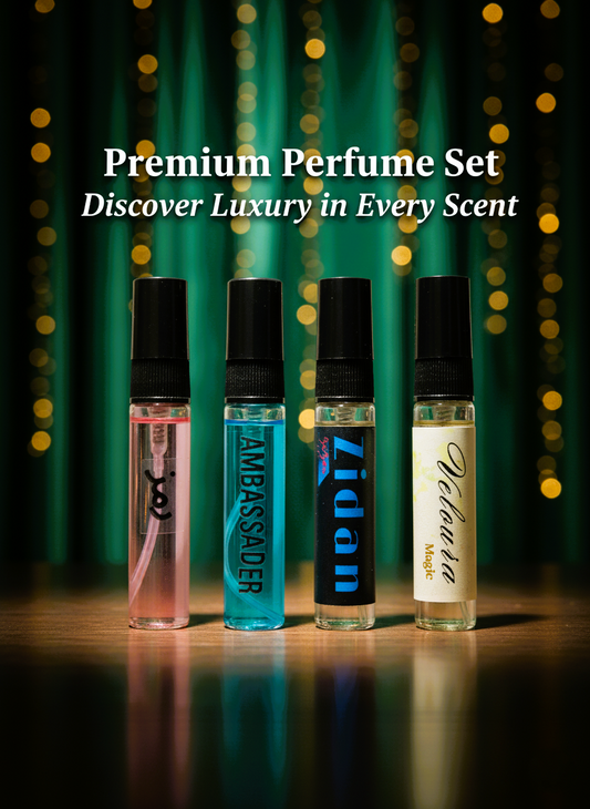 Designer Perfume Sample Set | 4 × 5 ml Exclusive Tester Collection