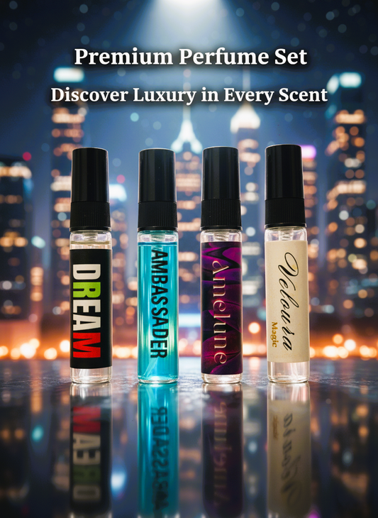 Ultimate Perfume Tester Collection | 4 × 5 ml Premium Luxury Samples