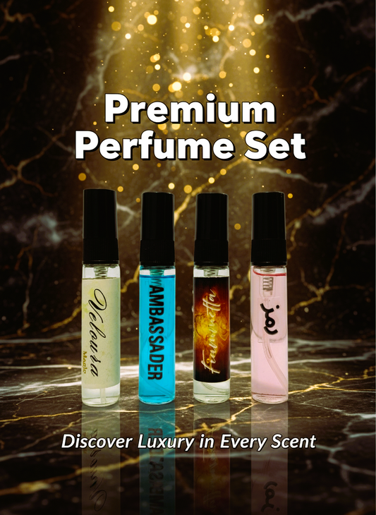 Everyday Perfume Tester Set | 4 × 5 ml Fresh & Long-Lasting Scents