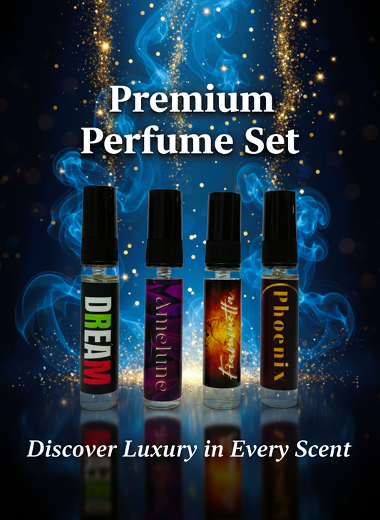 Luxury Perfume Travel Set | 4 × 5 ml Premium Mini Fragrance Vials